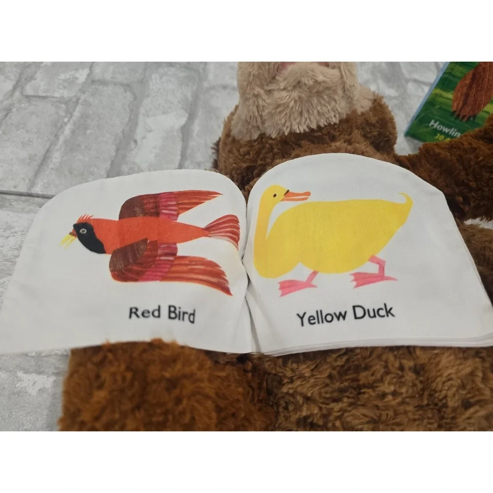 World of Eric Carle Hear Bear Roar Sound Book Battery Plush Bear Book VIDEO